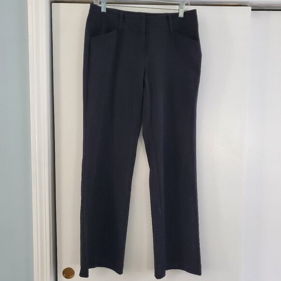 New York & Company Pants - New York & Company Black Stretch Bootcut 6 Regular Dress Pants
